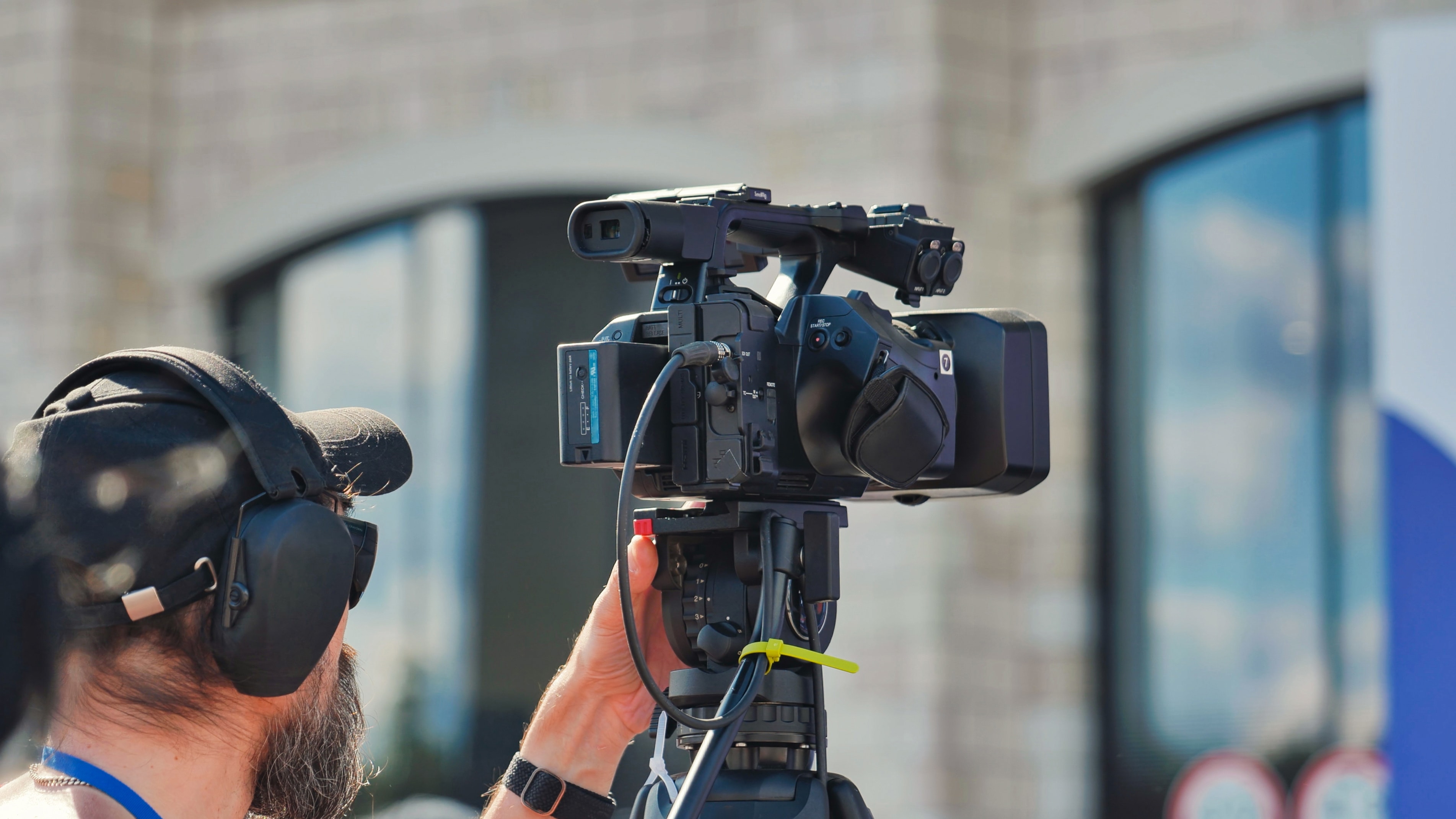 Event Video production crew on location
